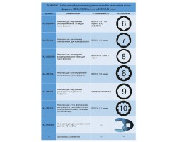Комплект ключей под гайки распылителя пьезо форсунок Bosch и Siemens — DL-CR50261-foto6