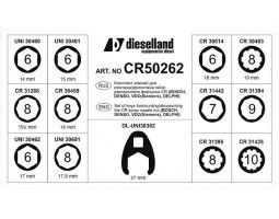 Комплект ключей под гайки распылителя форсунок CR — DL-CR50262-foto3